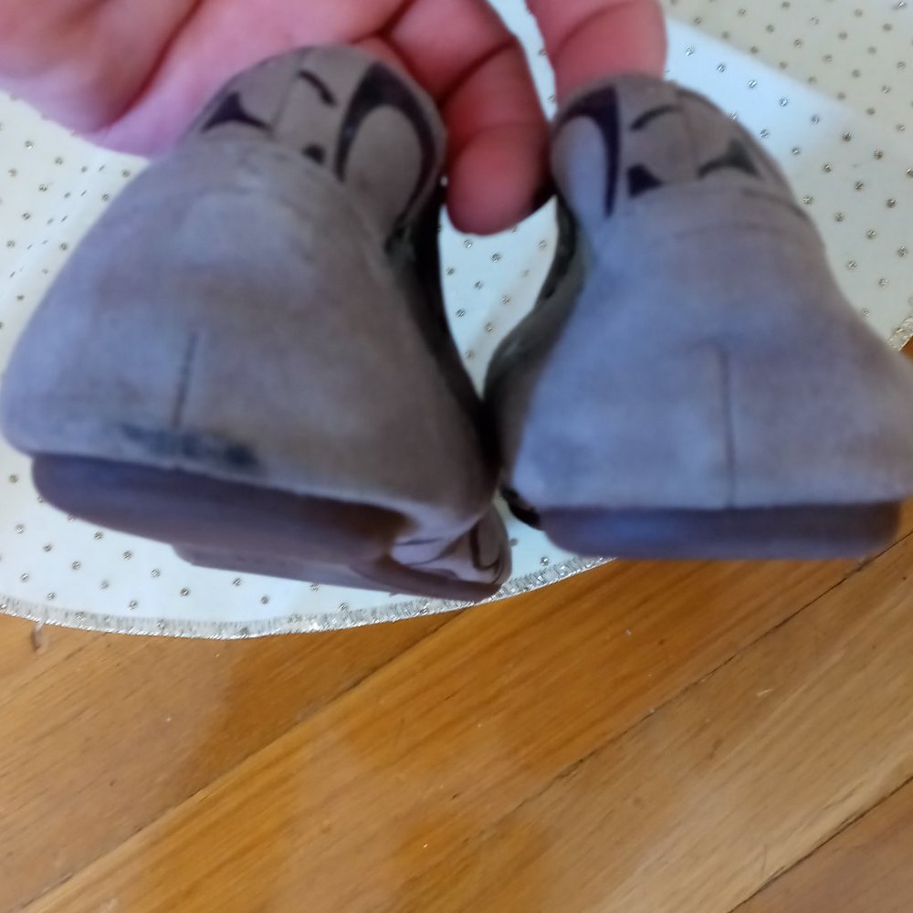 Coach brown ballet flats/dark brown C's - Picture 4 of 15